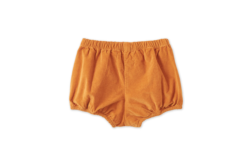Organic Cotton Velvet Bloomer Shorts