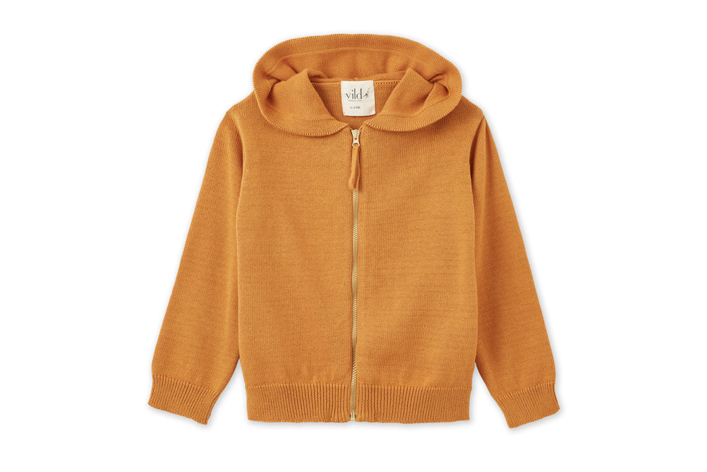 Organic Cotton Knit Cardigan
