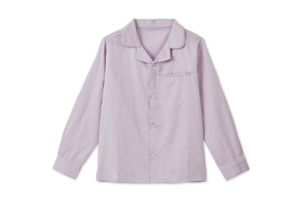 LS Organic Cotton Woven Collared Shirt