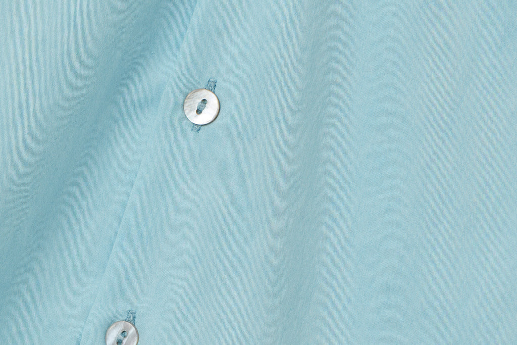 LS Organic Cotton Woven Peter Pan Collared Shirt