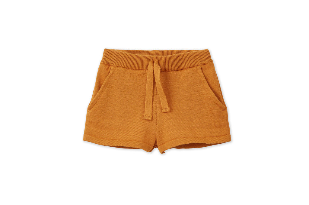 Organic Cotton Knit Shorts
