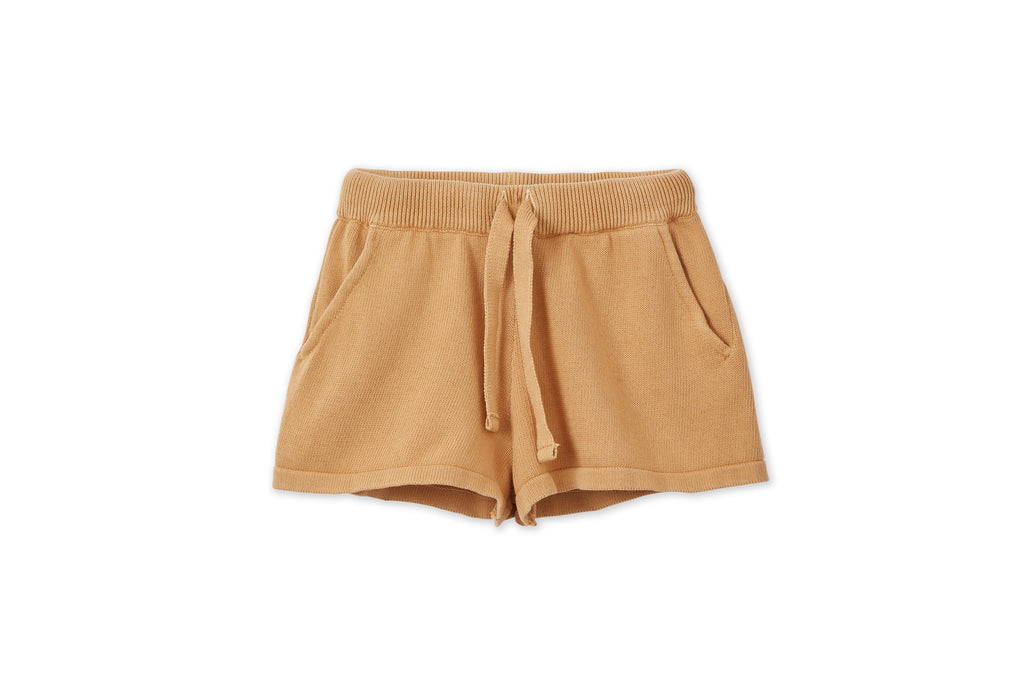 Organic Cotton Knit Shorts
