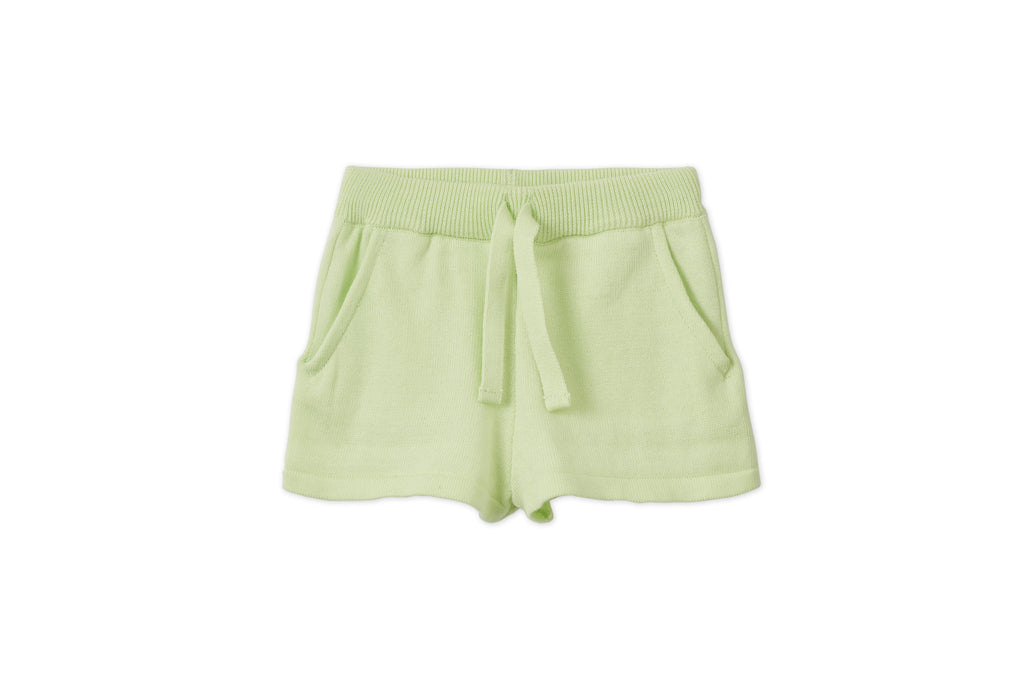 Organic Cotton Knit Shorts