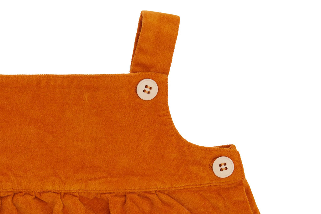 Organic Cotton Velvet Baby Jumpsuit