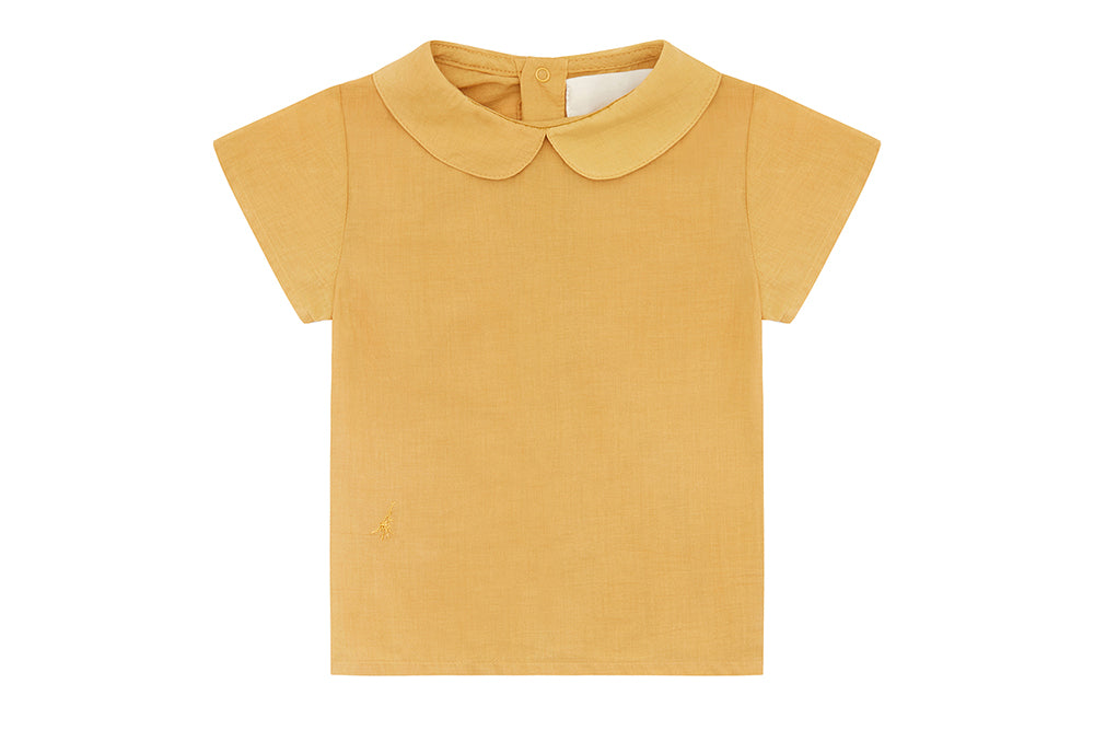Organic Cotton Woven Collared Shirt