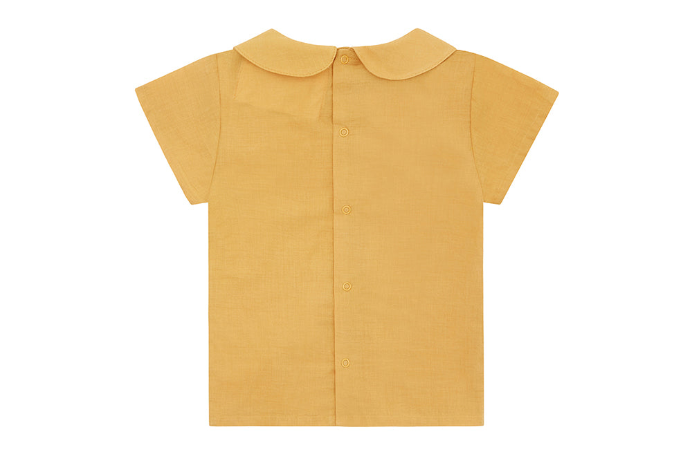 Organic Cotton Woven Collared Shirt