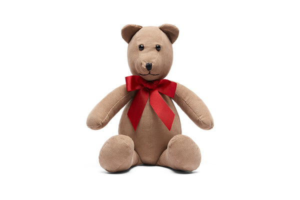 Upcycled Teddy Bear, Small - Organic Cotton Corduroy