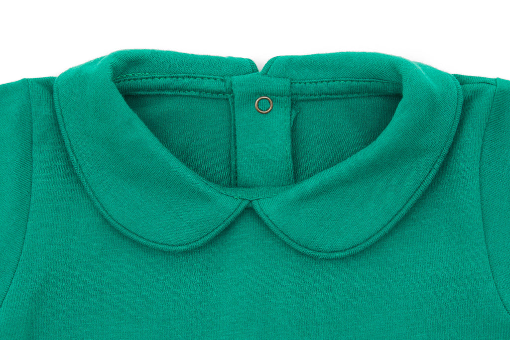 SS Organic Cotton Collared Bodysuit