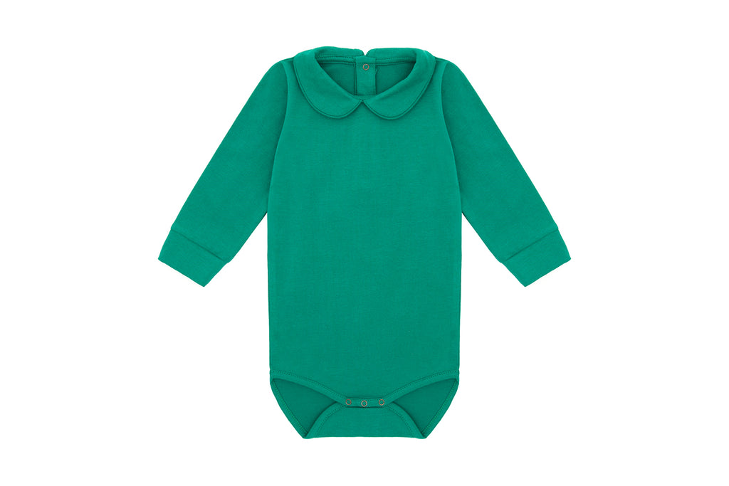 LS Organic Cotton Collared Bodysuit