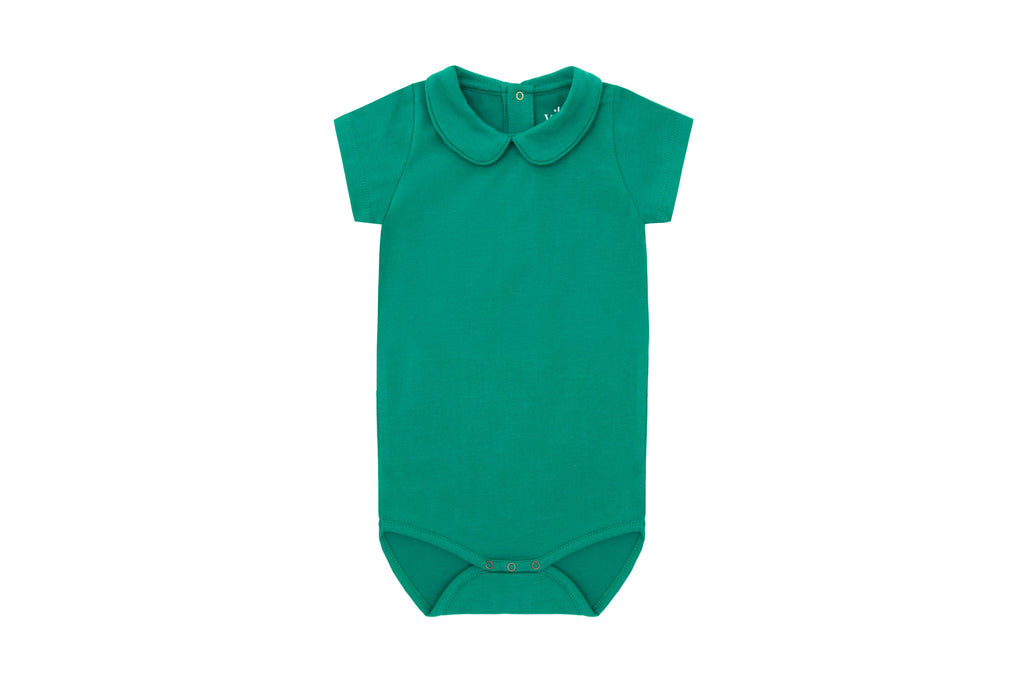 SS Organic Cotton Collared Bodysuit