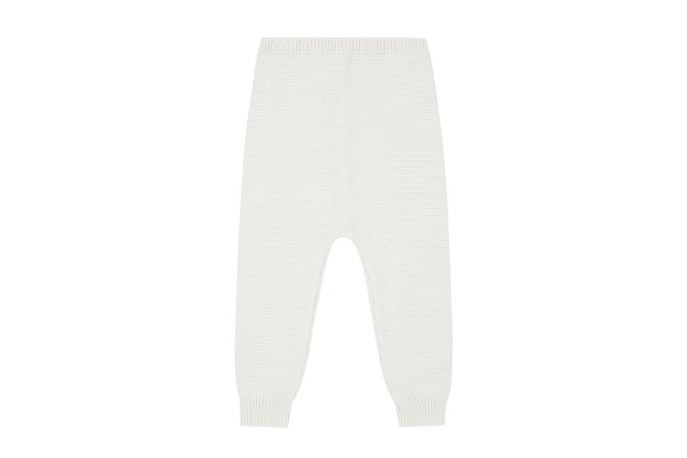 Organic Knit Trousers - Ecru