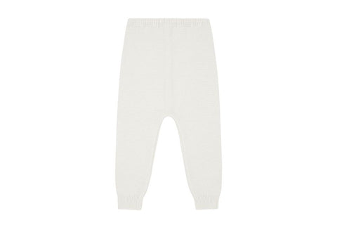 Organic Knit Trousers - Ecru