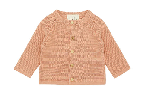 Organic Knit Cardigan - Pink Quartz