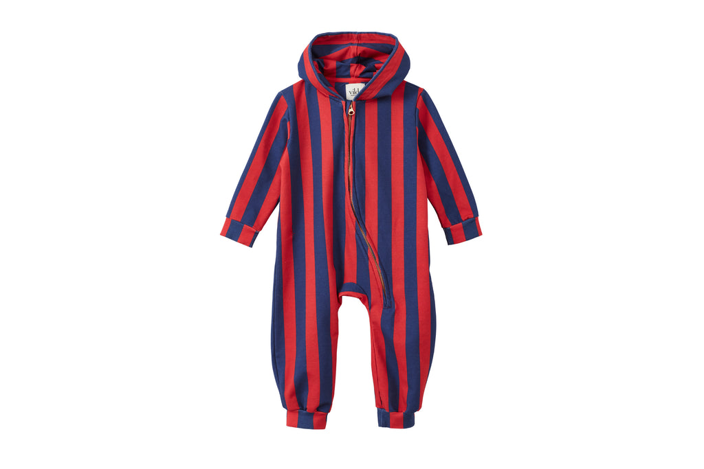 Striped Organic Cotton Jumpsuit Vild House of Little