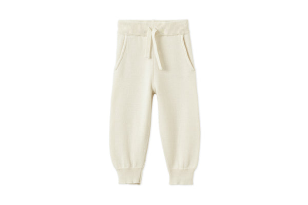 Organic Cotton Knit Joggers