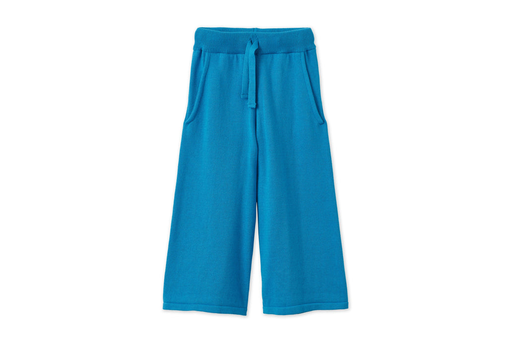 Organic Knit Wide Leg Trousers
