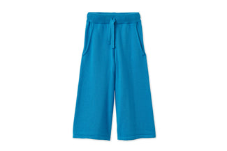 Organic Cotton Knit Wide Leg Trousers