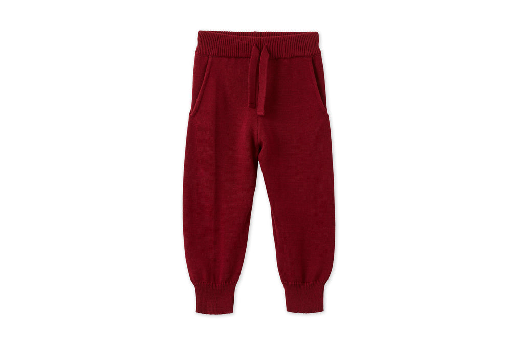 Organic Cotton Knit Joggers