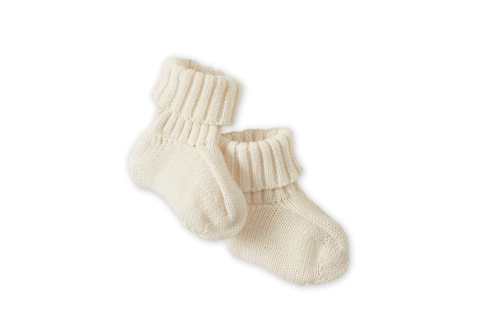 Organic Cotton Nordic Knit Baby Booties