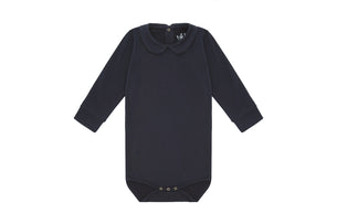 LS Organic Cotton Collared Bodysuit