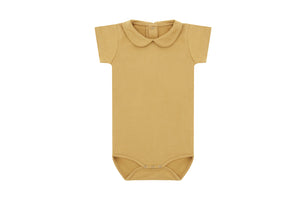 SS Organic Cotton Collared Bodysuit