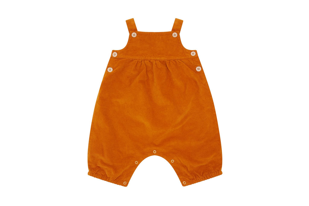 Organic Cotton Velvet Baby Jumpsuit