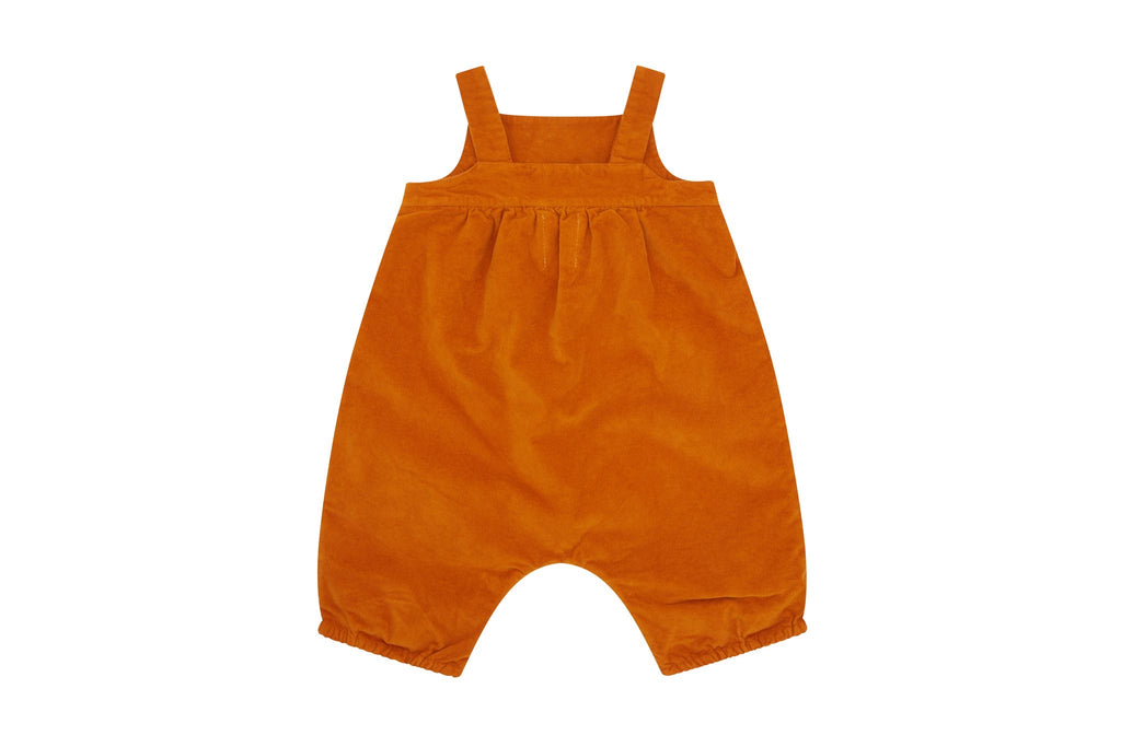 Organic Cotton Velvet Baby Jumpsuit