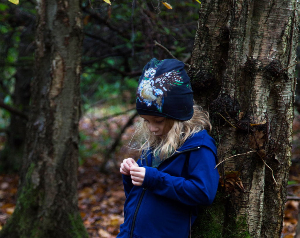 Vild Lab No.7 - Night Forest, Organic Cotton Beanie Hat