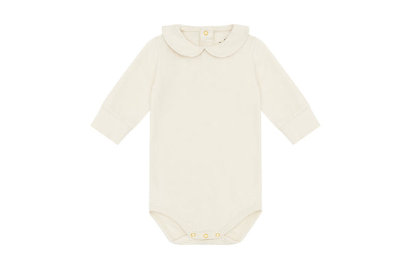 LS Organic Cotton Collared Bodysuit