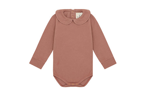 LS Organic Cotton Collared Bodysuit