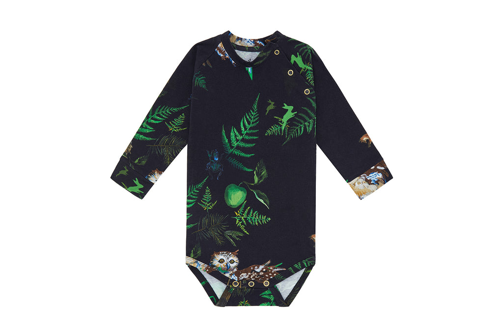 Vild Lab No.7 - Night Forest, Organic Cotton Bodysuit