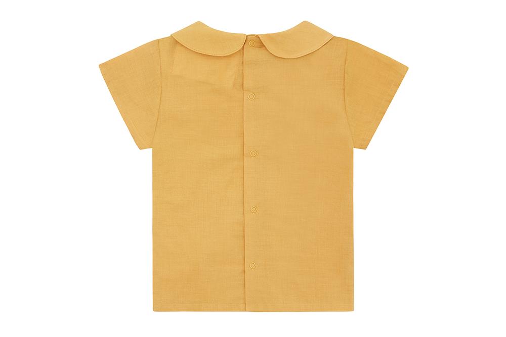 Organic Cotton Woven Collared Shirt
