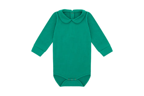 LS Organic Cotton Collared Bodysuit
