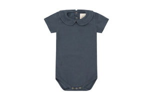 SS Organic Cotton Collared Bodysuit