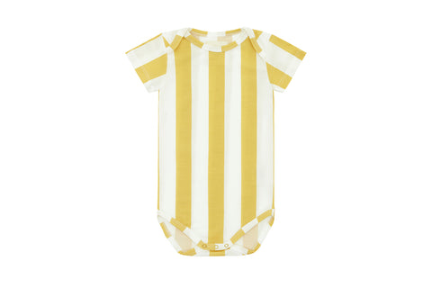 Yellow Striped, Tencel™ Bodysuit