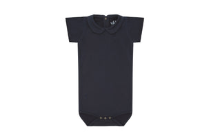 SS Organic Cotton Collared Bodysuit